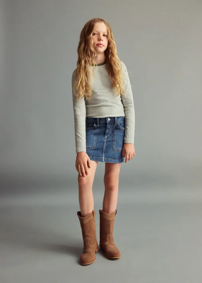 T-shirt en coton rayé