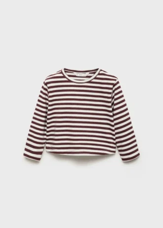 T-shirt en coton rayé