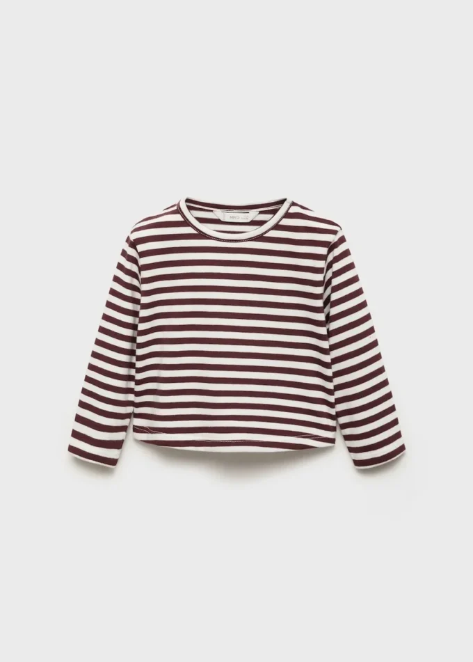 T-shirt en coton rayé