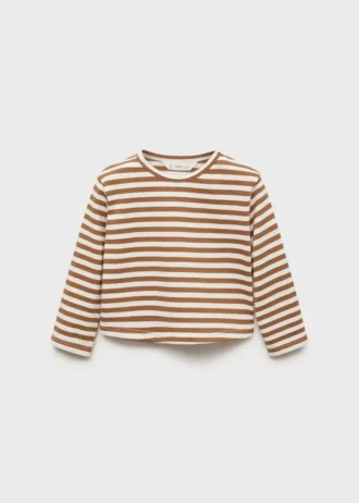 T-shirt en coton rayé