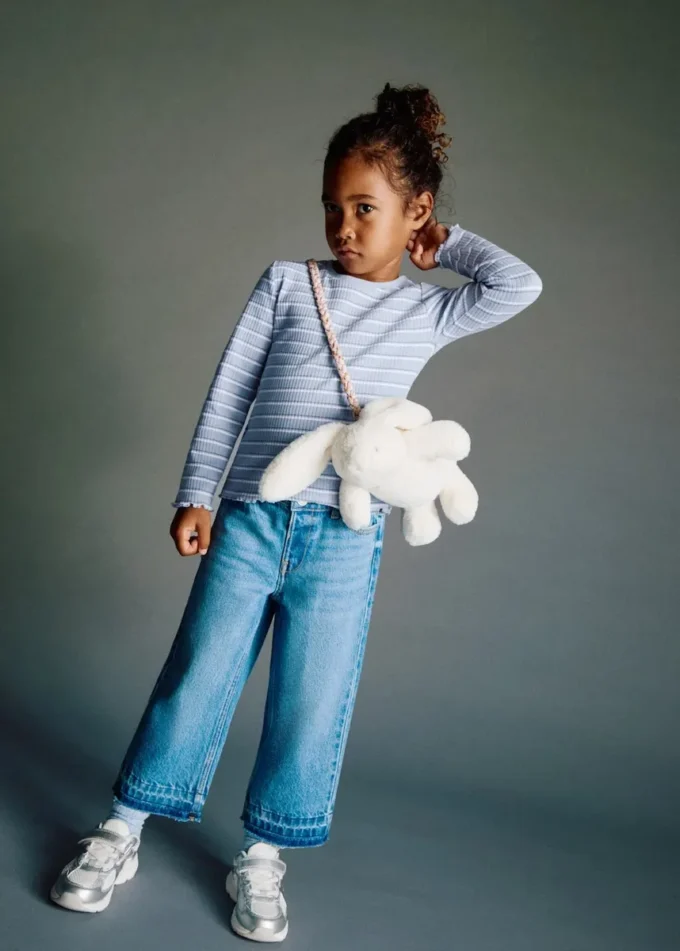 T-shirt en coton rayé