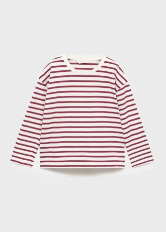 T-shirt en coton rayé
