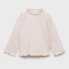 T-shirt en coton rayé