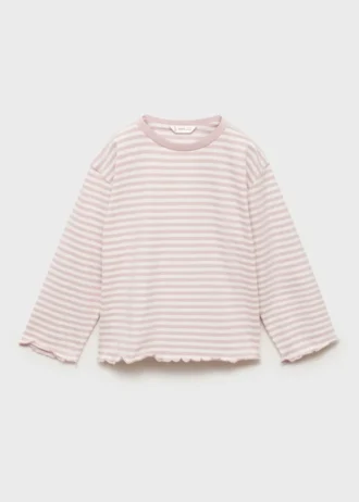 T-shirt en coton rayé