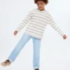 T-shirt en coton rayé