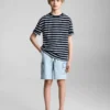 T-shirt en coton rayé T-shirt en coton rayé