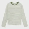 T-shirt en coton rayé