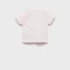 T-shirt en coton rayé