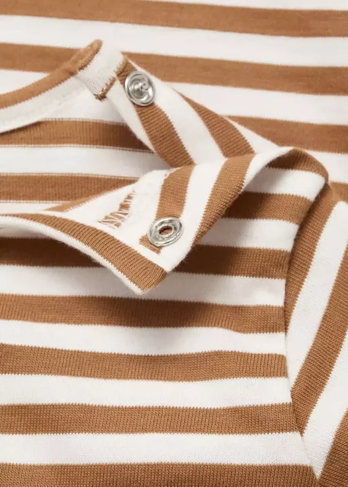 T-shirt en coton rayé