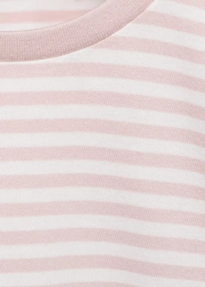 T-shirt en coton rayé
