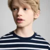 T-shirt en coton rayé T-shirt en coton rayé