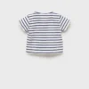 T-shirt en coton rayé