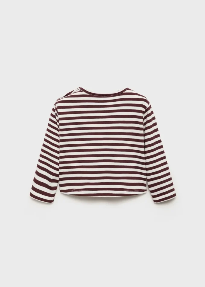 T-shirt en coton rayé