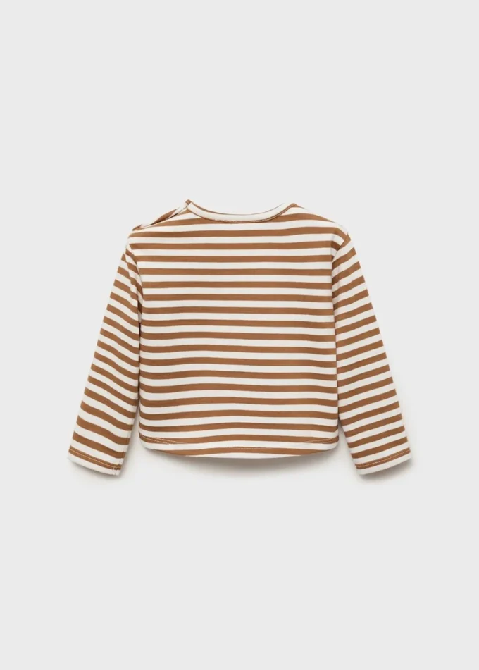T-shirt en coton rayé