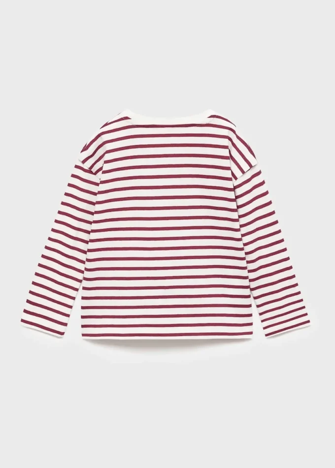 T-shirt en coton rayé
