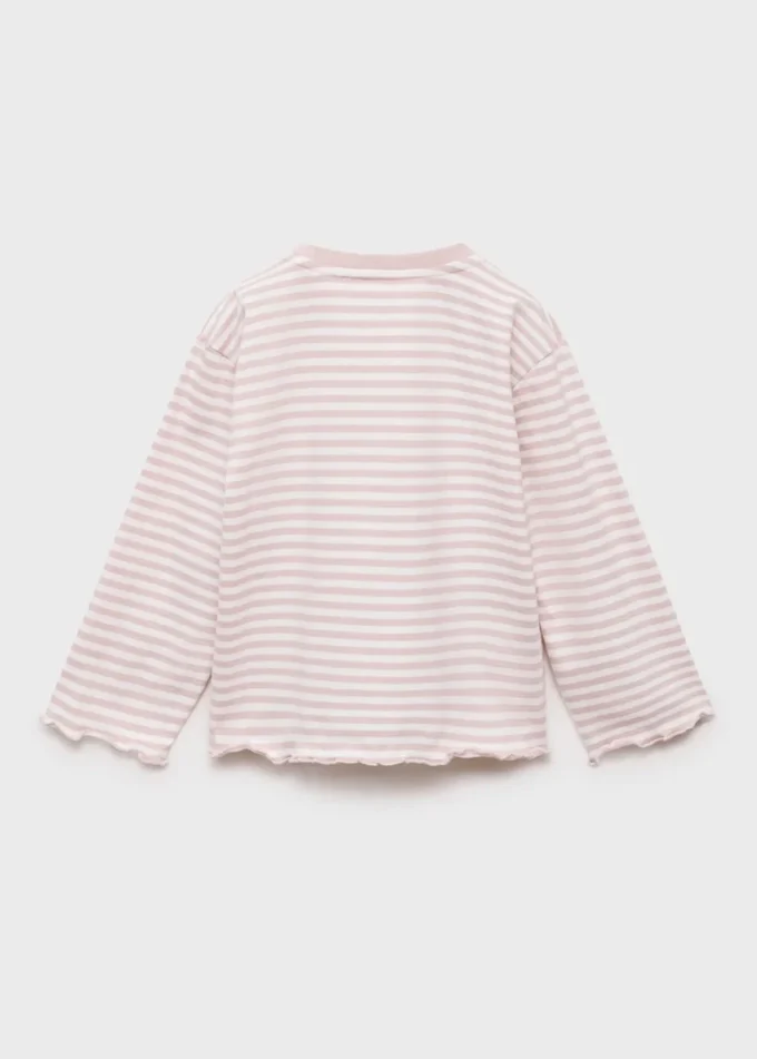 T-shirt en coton rayé
