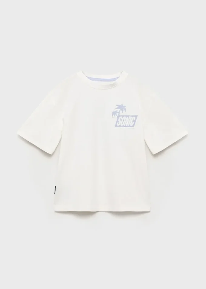 T-shirt en coton Sonic T-shirt en coton Sonic
