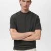 T-shirt en coton texturé