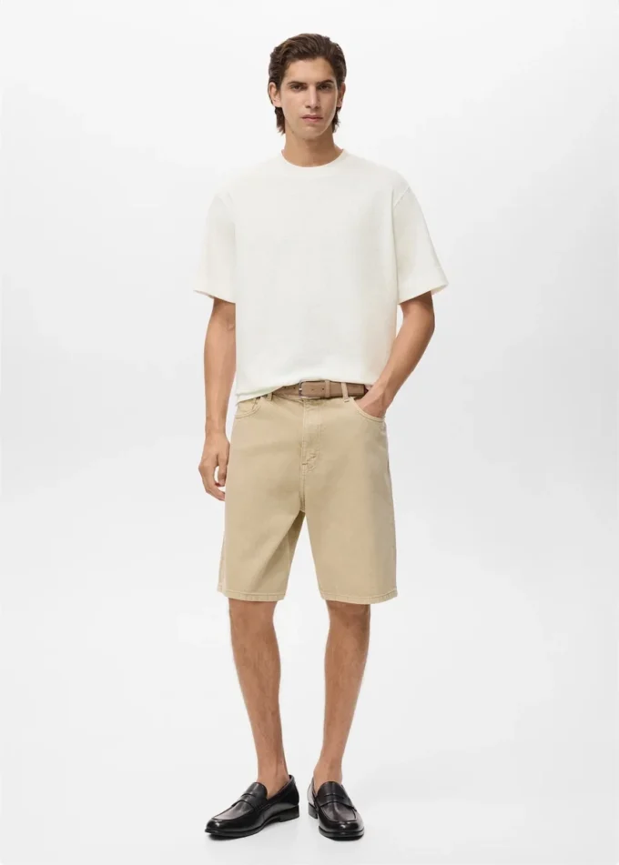 T-shirt en coton texturé