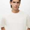 T-shirt en coton texturé