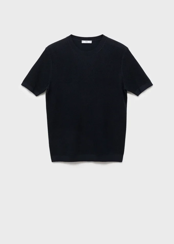 T-shirt en coton tricoté