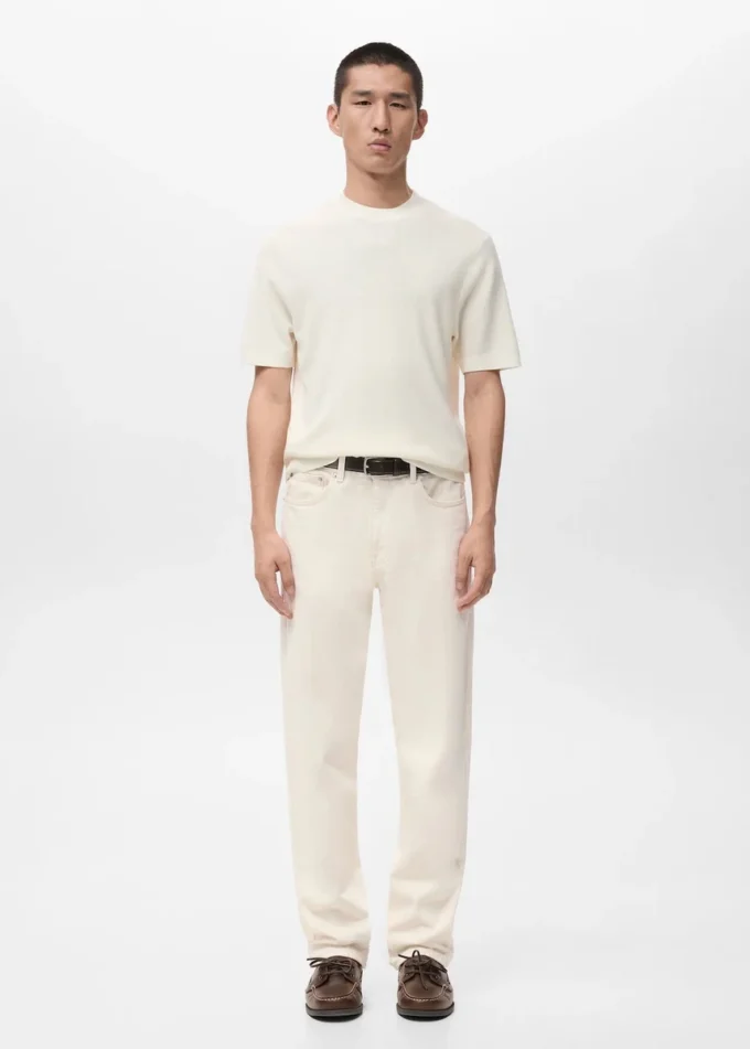 T-shirt en coton tricoté