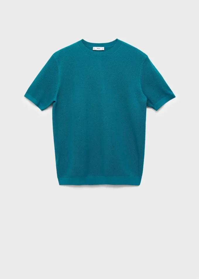 T-shirt en coton tricoté