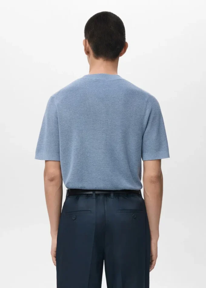 T-shirt en coton tricoté