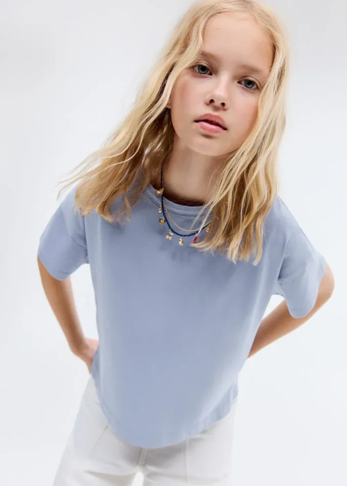 T-shirt en coton uni