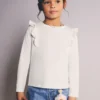 T-shirt en coton à volants