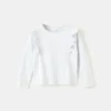 T-shirt en coton à volants