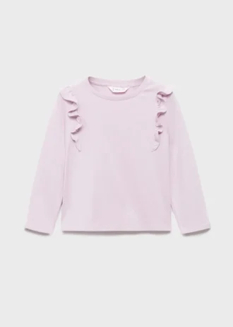T-shirt en coton à volants