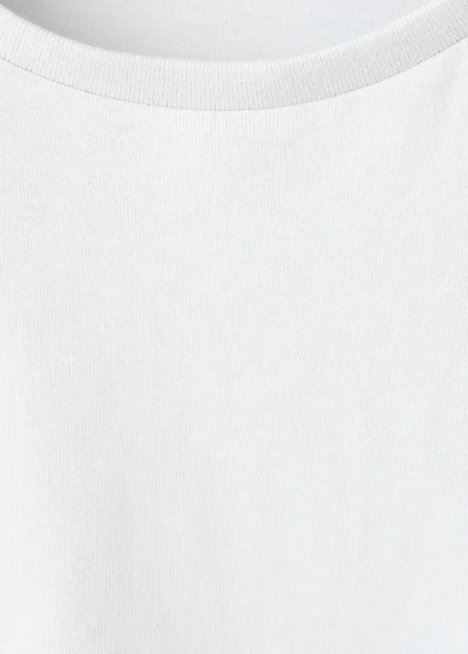 T-shirt en coton à volants