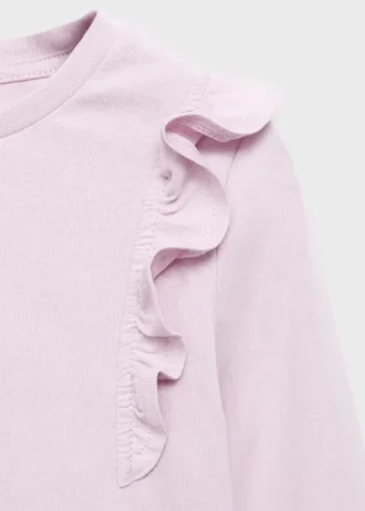 T-shirt en coton à volants