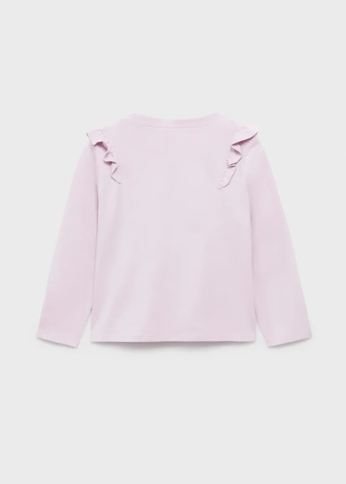 T-shirt en coton à volants