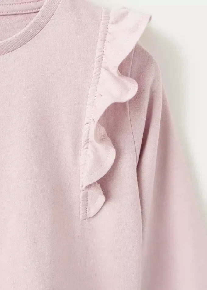 T-shirt en coton à volants