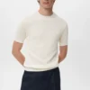 T-shirt en maille côtelée