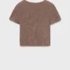 T-shirt en maille côtelée