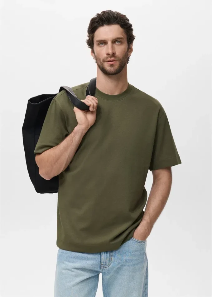 T-shirt en tissu sweat-shirt à coupe décontractée