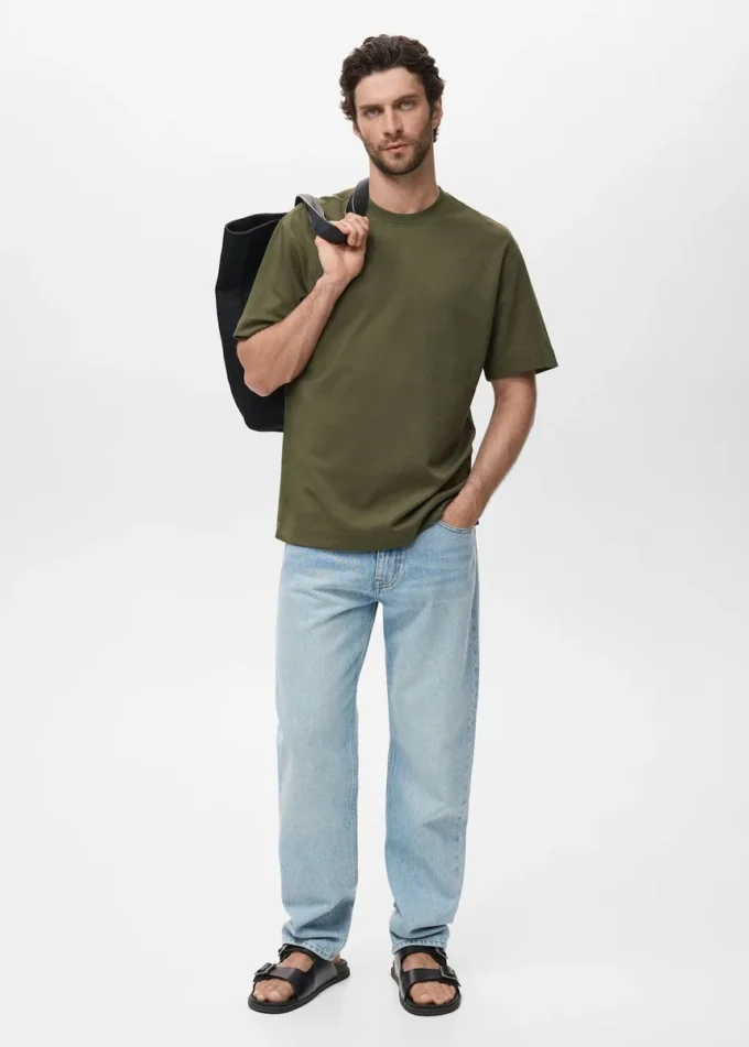 T-shirt en tissu sweat-shirt à coupe décontractée
