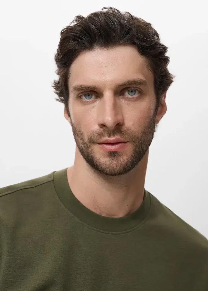 T-shirt en tissu sweat-shirt à coupe décontractée