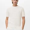 T-shirt en tricot 100 % coton