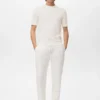 T-shirt en tricot 100 % coton