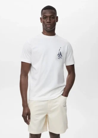 T-shirt imprimé 100 % coton