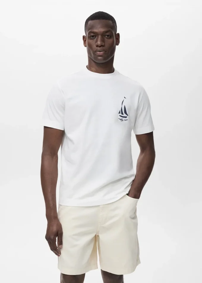 T-shirt imprimé 100 % coton