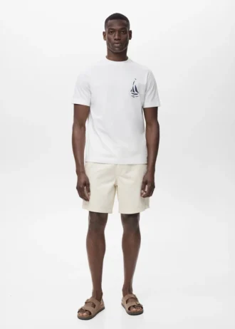 T-shirt imprimé 100 % coton