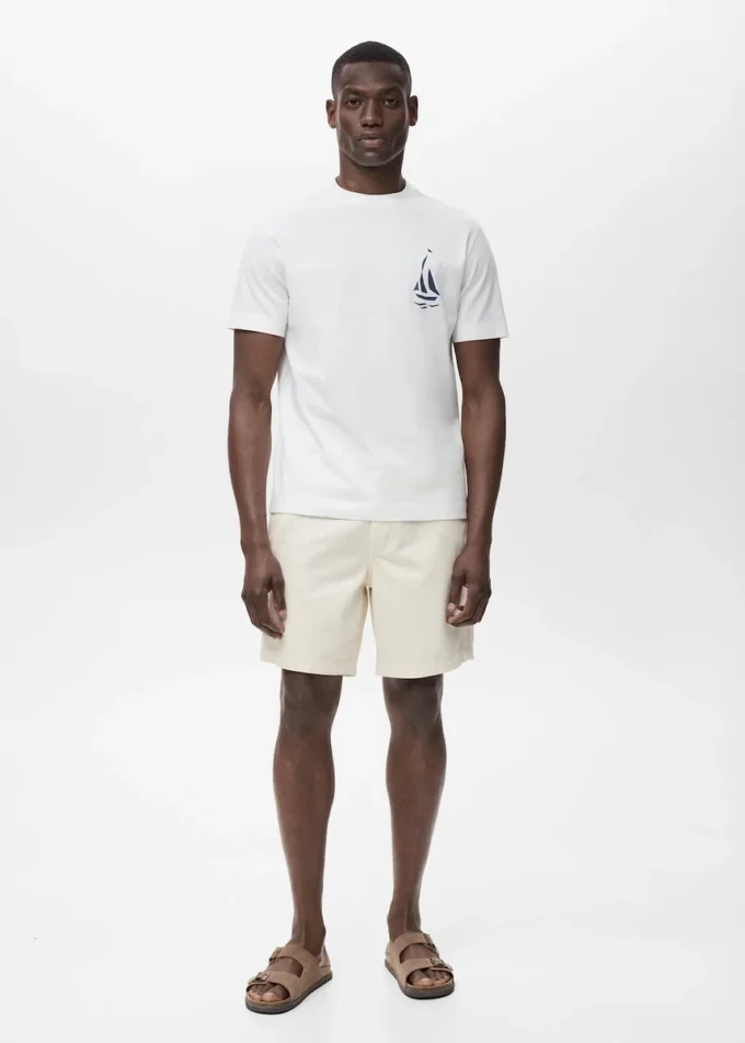 T-shirt imprimé 100 % coton