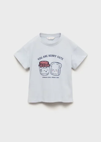 T-shirt imprimé avec détails en relief