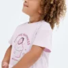 T-shirt imprimé avec détails en relief