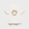 T-shirt imprimé avec détails en relief